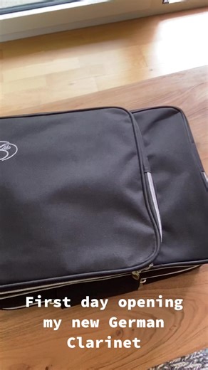 since I live in Germany even though I am big fan of Boehm-system, it made sense to learn the German clarinet too and i’m very much excited about it☺️ ##klarinette##clarinet##newinstrument ##instrumentunboxing##newexperience