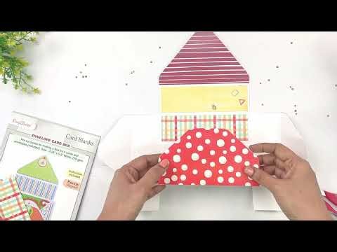 How to make CrafTreat Envelope Card Box | Handmade card ideas 🎁💕