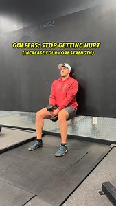 Increase your core strength to help prevent golf related injuries. If you are a golfer that sits all day your core can become weak. Resulting in poor posture and a increased chance of injuries (especially low back). Start doing these exercises to strengthen your core! #golffitness #golfworkout #golfdigest #golfstagram #golftips | J Golf Fitness