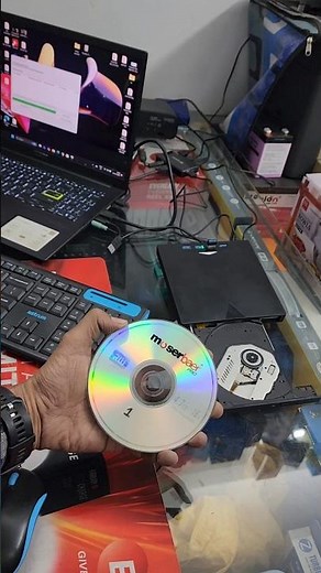 Multi function 7 in 1 CD and DVD RW drive with 4 USB port & card reader 👌✌️👍 #gadgets #technology