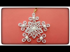 Quilling Snowflakes | How to make Quilling Snowflakes at home | Tutorial