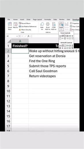 Did you know you can use checkboxes in your #Excel spreadsheets?! Watch this video till the end to see how and visit our page to know more and schedule a time to meet online | Excel Tutor and Creator