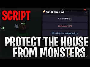 [WORLD 2] Protect The House From Monsters Best Script Kill Aura, Inf Money Roblox 2025