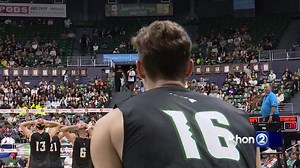 Spyros Chakas & Alaka'i Todd combine for 32 kills as No. 3 Hawai'i men's volleyball beats No. 5 Stanford in four sets https://khon2.com/sports/no-3-hawaii-mens-volleyball-rallies-past-no-5-stanford/ | Rob DeMello
