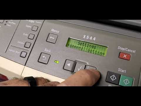 Lexmark X544 Color Printer How to Calibrate & adjust colors