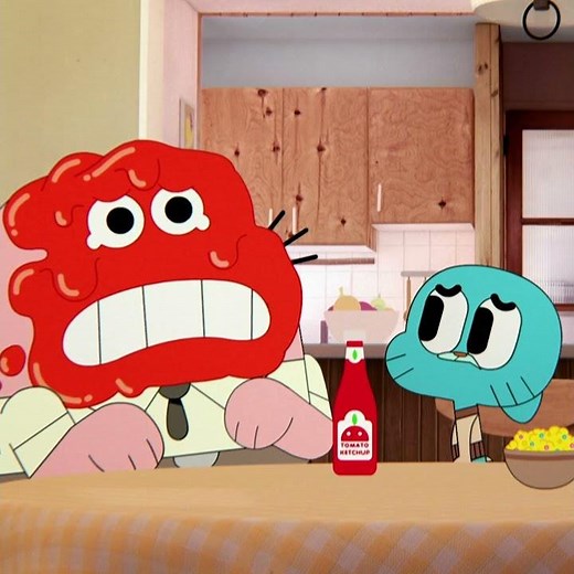 Gumball shows Dad what a real prank is - April Fools Day