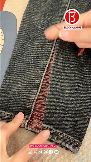 How to make your trouser legs too big smaller SewingTips