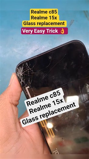 realme c85 glass replacement/realme 15x glass replacement #mobileripering #worldmobilerepairin