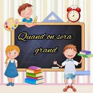 #Quand_on_sera_grand #comptine_3AEP L'oisis des mots #Les_métiers
