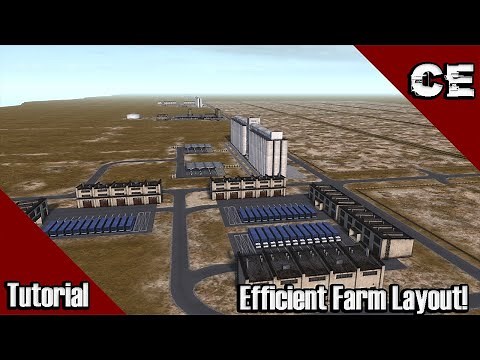 Efficient Farm Layout 18K+ Crops a year | Workers & Resources Soviet Republic Tutorial