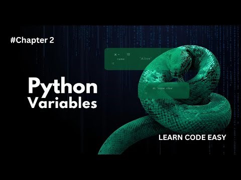 Python Variables Made Easy | Complete Guide for Beginners | LEARN CODE EASY #python #variables