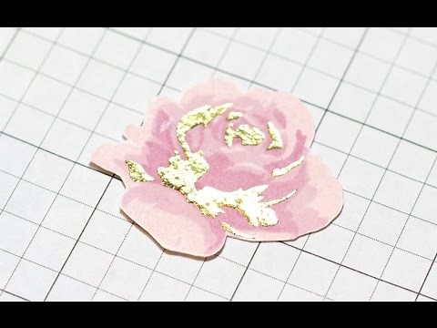 Heidi Swapp Minc Machine - Foiling A Stamped Image