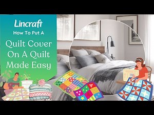 How To Put A Quilt Cover On A Quilt Made Easy