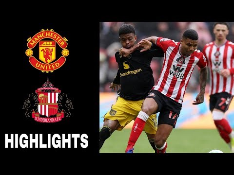 Sunderland vs Manchester United – Highlights | Black Cats Hold Firm | Premier League 2026