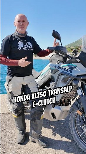 On the road with the Honda XL750 Transalp E-Clutch in Croatia #motorcycletours