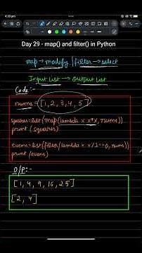 Python Day 29 | map() & filter() Explained