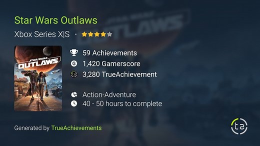 Star Wars Outlaws Achievements