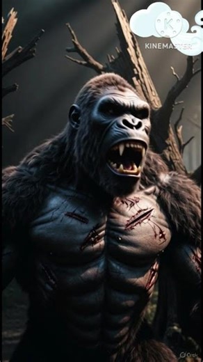 Kong vs Wolf | Epic Monster Battle in Dark Jungle | 3D Animated Short