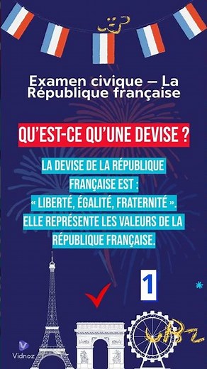 Examen civique 🇫🇷 Première leçon – La devise française pour la citoyenneté !