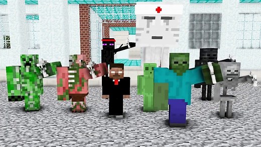 Monster School : MOMO Season 2 ( Part 1 ) - Minecraft Animation