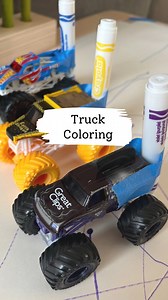 2.3M views · 28K reactions | It's monster truck coloring!  If you...