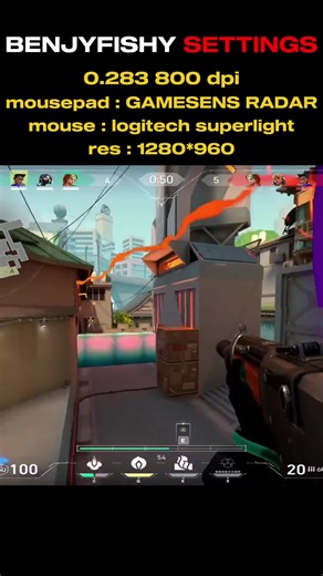 Benjyfishy Valorant Settings for Better Aim