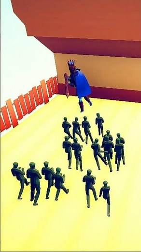 TABS | Zombie Pit Fall Test | Random Units Challenge #shorts E80