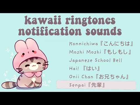 Kawaii Ringtones & Alerts 🌸 Kawaii Japanese Sounds for Notifications #asmr #kawaii #ringtone