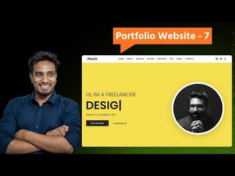 Portfolio Website Design Tutorial Part 7