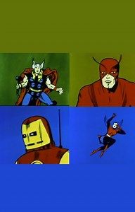 147K views · 3.5K reactions | What did you guys think of the Avengers' appearance in the 1966 animated series, Marvel Super Heroes? They first appeared in episode 8 of The Incredible Hulk. #xmen #xmen97 #marvel #marvelsuperheroes #sixties #60s #60scartoons #60snostalgia #hulk #incrediblehulk #avengers #thor #ironman #antman #thewasp | Rare Action Figures | Facebook