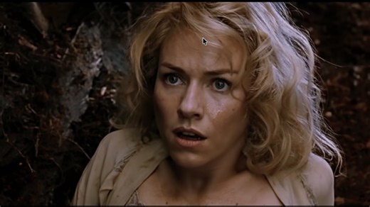 Kong battles three V-Rexes to protect Ann Darrow – King Kong
