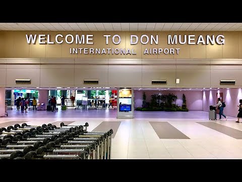 Arrival by airplane at Don Muang Airport in Bangkok, Thailand (2025) (4K) GUIDE (Bangkok Airport)