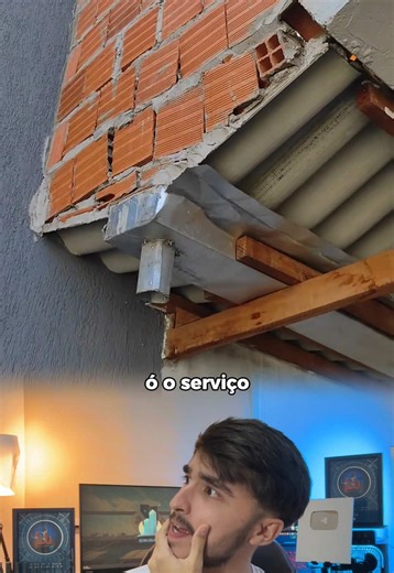 Será que uma telha suporta o peso de uma parede? #construção #obra
