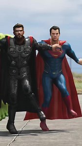 DC TEAMS SUPERMAN VS MARVEL TEAMS IRONMAN WHO IS STRONGER TEAMS #gta #gta5 #shorts #gaming | Gangster Gaming