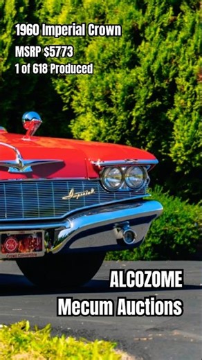 1960 Imperial ❤️😎🇺🇸 #shorts #chrysler #mopar #mecumauctions #classiccars #vintagecars #oldschool