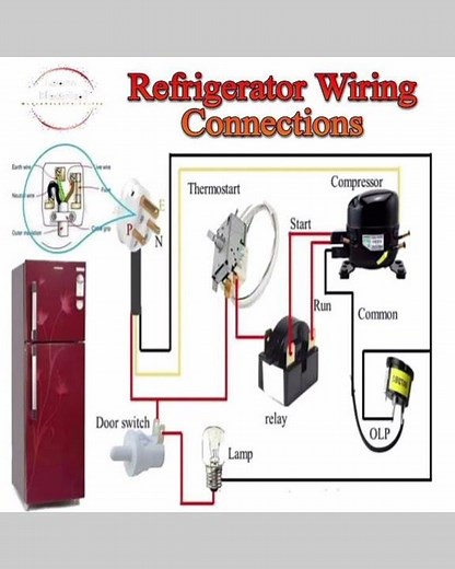 refrigerator wiring circuit diagram