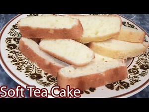Soft Tea Cake Recipe Without Oven - By Tasty Dots With Maria