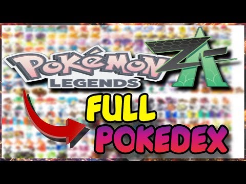 Full Pokedex for Pokémon Legends ZA