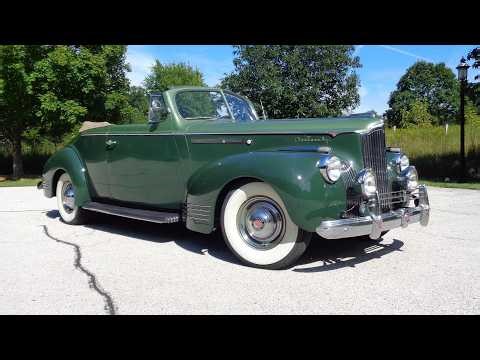1941 Packard One Twenty 120 Convertible Coupe Two Tone Green & Ride My Car Story with Lou Costabile
