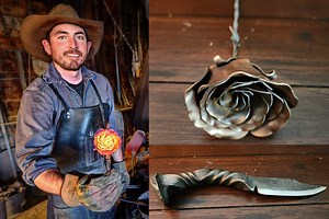 Local blacksmith offering classes where you can forge a special Valentine’s gift - East Idaho News