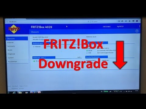 AVM FRITZ!box - Downgrade auf ältere Firmware-Version