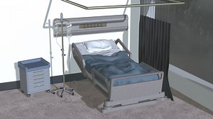 Hospital Room Interior and Props - 3D model by alexpuh