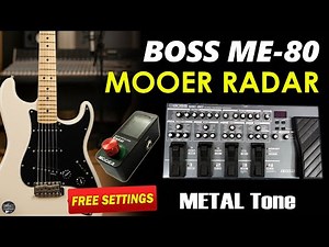 BOSS ME 80 Metal Preamp & Mooer Radar IR Loader | Impulse Response
