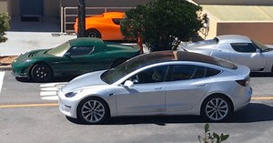 Tesla Model 3: a new silver release candidate spotted - making it at least 5 prototypes