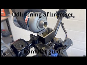 Udluftning af hydrauliske bremser (Knallert/Scooter) - Komplet guide