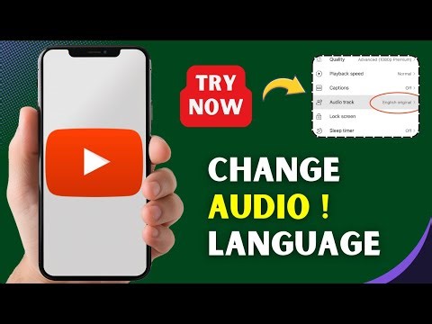 How to CHANGE AUDIO LANGUAGE in YouTube Videos 2026