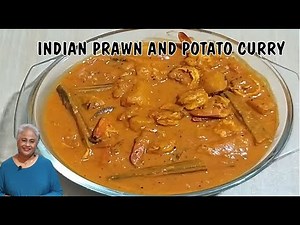 Indian Prawn and Potato Curry | Chemeen Eral Urulakizhangu Curry | Kari Udang India