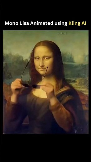 Mona Lisa Gets Animated: Bringing Vkuoo Masterpiece to Life with Kling AI #ai #klingai