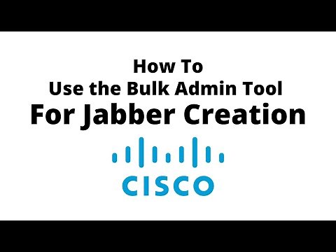 Bulk Cisco Jabber Profiles in CUCM!