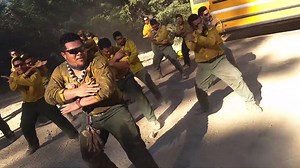 152K views · 1.7K shares | Haka performed by the American Samoa Wildland Fire Fighters SAMOA 61  The haka is a ceremonial dance or challenge in Samoan culture. It is a posture dance performed by a group, with vigorous movements and stamping of the feet with rhythmically shouted accompaniment. Ronald Ameperosa | 49er Communications, Inc. | Facebook